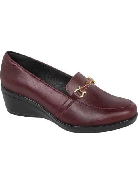 ZAPATO TACON CUÑA VINO FLEXI - Imagen 2