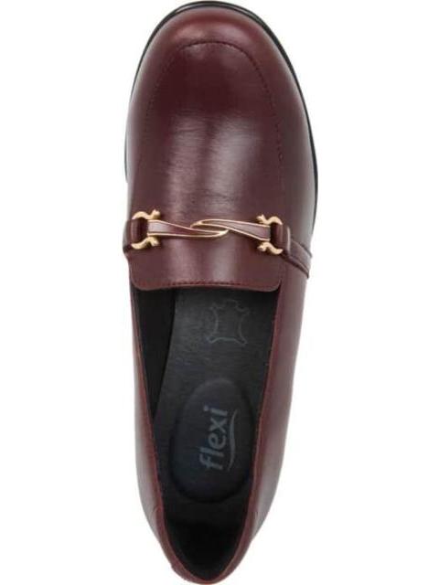 ZAPATO TACON CUÑA VINO FLEXI - Imagen 3