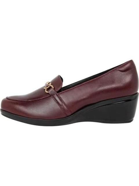 ZAPATO TACON CUÑA VINO FLEXI - Imagen 5