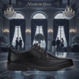 ZAPATO VESTIR DERBY NEGRO FLEXI