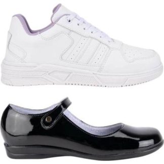 ZAPATO Y TENIS KIT ESCOLAR BLANCO/NEGRO MIRAGE