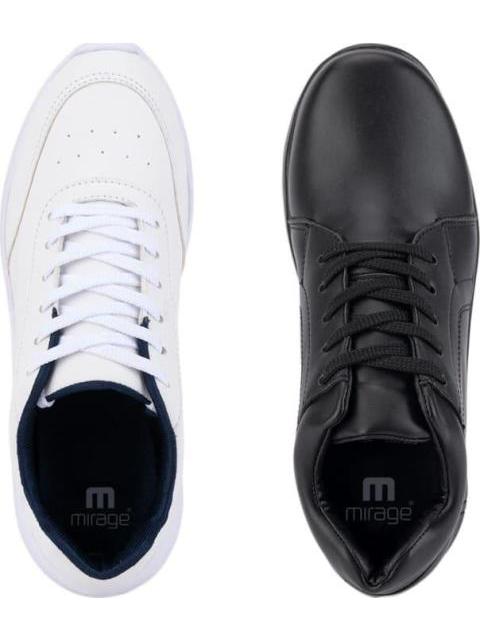 ZAPATO Y TENIS KIT ESCOLAR BLANCO/NEGRO MIRAGE - Imagen 3