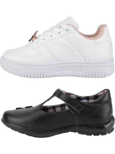 KIT ZAPATO Y TENIS BLANCO/NEGRO MIRAGE - Imagen 5