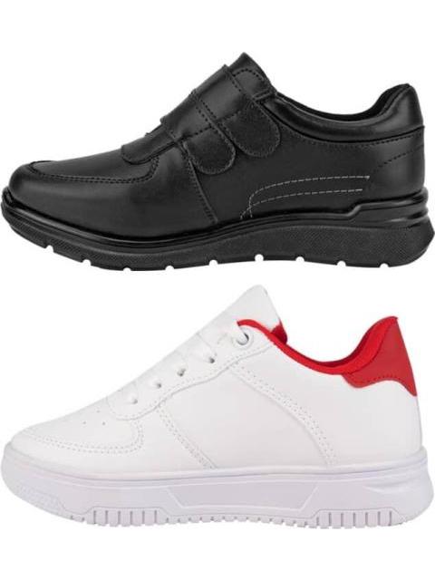 ZAPATO Y TENIS KIT ESCOLAR BLANCO/NEGRO MIRAGE - Imagen 5