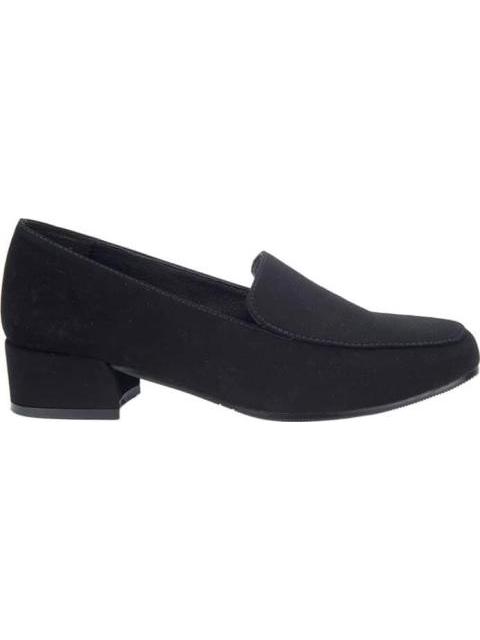 ZATATILLA TACON BAJO TEXTIL DURAZNO NEGRO YAELI