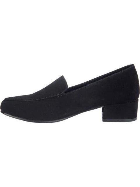 ZATATILLA TACON BAJO TEXTIL DURAZNO NEGRO YAELI - Imagen 5