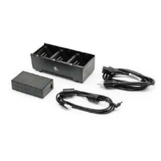 ZEBRA BASE DE CARGA SAC-MPP-3BCHGUS1-01 3 BATERIAS NEGRO COMPATIBLE CON ZQ500-ZQ600 - INCLUYE FUENTE DE PODER Y CABLE DE CORRIENTE