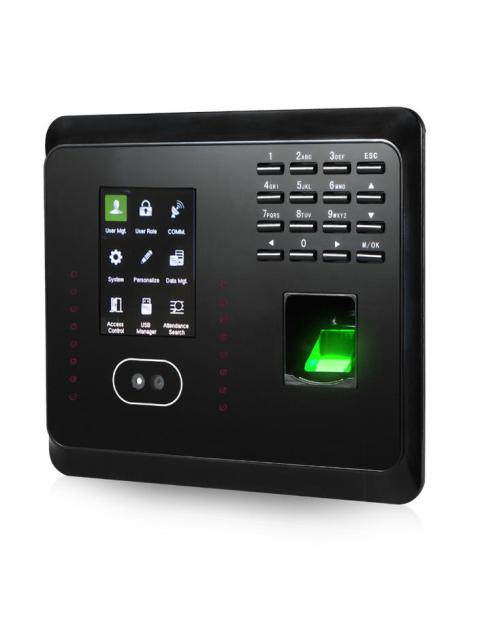 ZKTECO CONTROL DE ACCESO Y ASISTENCIA BIOMETRICO MB360-ID LECTOR DE ACCESO RFID 1500 ROSTROS 2000 HUELLAS 2000 TARJETAS TCP-IP-USB